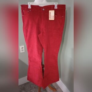 NWT Corderoy Flare Leg Pants XL